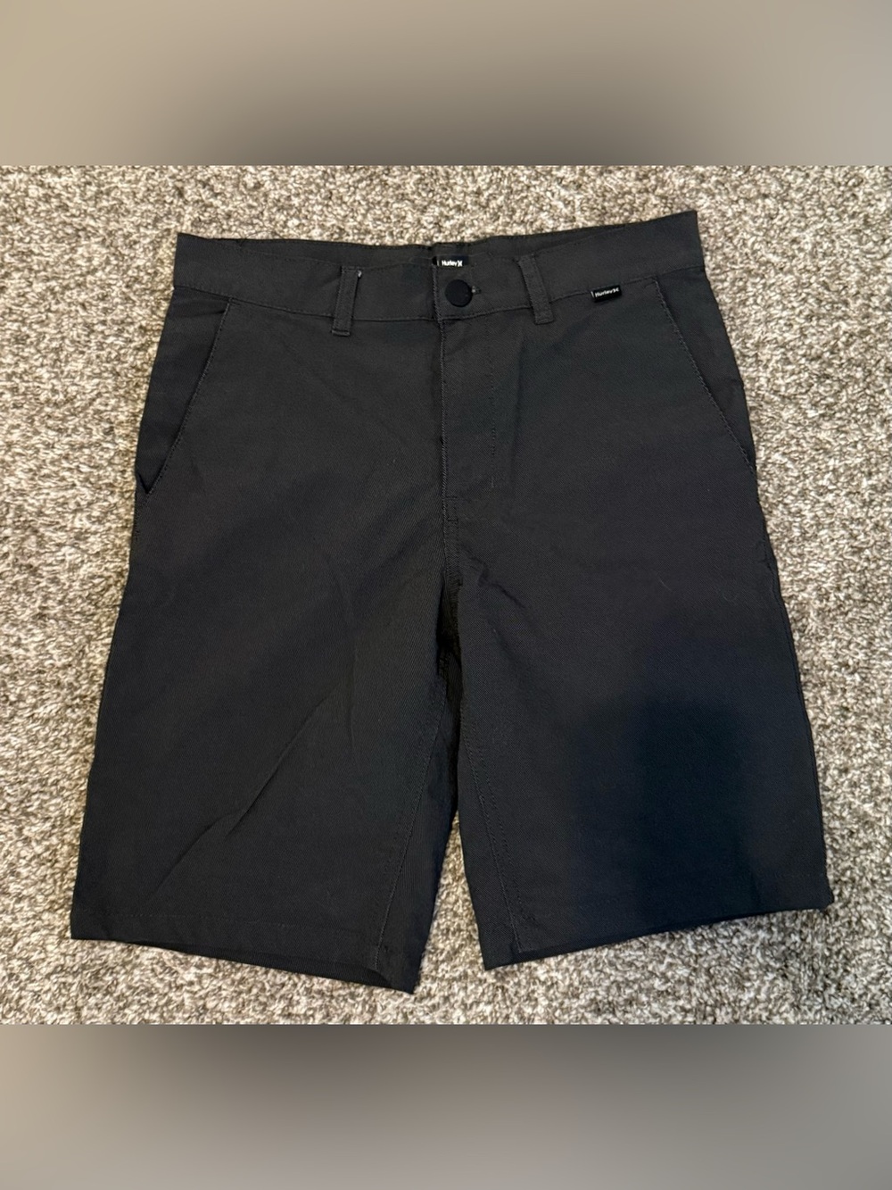 Gray Pinstripe Hurley Shorts - Boys Size 16 NWOT